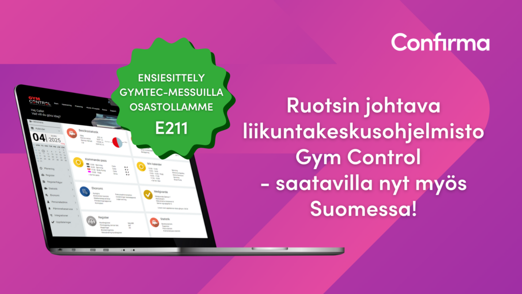 Confirma osti ruotsalaisen Gym Controlin.