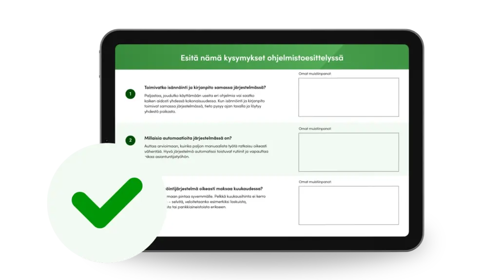 Kysy nämä kysymykset isännöintijärjestelmän esittelyssä